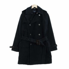 폴로랄프로렌 네이비 면 트렌치코트 여자 S 9006