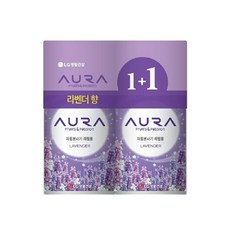 LG생활건강 아우라 자동분사기 리필 280ml 1+1 라벤더, 2개입