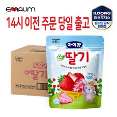 일동후디스 아이얌 동결건조 과일칩 순딸기, 12g, 10개 12g × 10개 섬네일