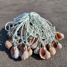 쭈꾸미 잡이용 소라껍질 주꾸미소라, 중x1줄(80개x60Cm간격), 1개