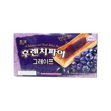 윤성커뮤니케이션 8801019312939 해태 후렌치파이 그레이프 192g x 6개 과자파이, 1
