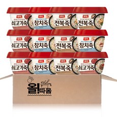올따옴) 동원 용기죽 3종 기획세트 쇠고기죽4+참치죽4+전복죽4, 285g, 1세트