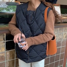 네셔널패딩조끼