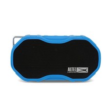Altec Lansing Baby Boom XL 휴대용 블루투스 스피커 깊은 베이스 및 큰 사운드가 있는 방수 여행 스포츠 집 야외 파티를 위한 30.5m(100피트) 범위 (블랙, Blue_Speaker