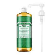 닥터브로너스 퓨어 캐스틸 솝 아몬드 950ml + 전용펌프, 1개