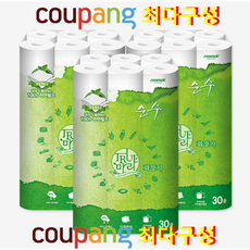 [기적의 초특가] 트루마리 순수휴지 30미터 90롤