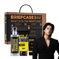 미프 브리프 케이스 002 남자 화장품 선물세트 비타맥스 올인원 200ml + uv 쉴드 선크림 50ml + 비타에너지 클렌징폼 150ml, 1세트