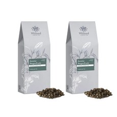 Whittard of Chelsea Green Tea 위타드 자스민 드래곤 펄 잎차 비건 녹차 75g, 2개, 1개입