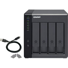 NAS 초고속 프리미엄 고성능 하드웨어 RAID가 포함된 QNAP TR0044 Bay USB TypeC Direct Attached StorageDASDiskless, 4 Bay_Diskless - qnap