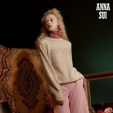 [런칭가 129000원] 안나수이(ANNA SUI) 플라잇 오브 알파카 울블랜딩 니트 - 안나수이재팬