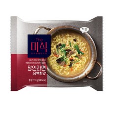 The미식 장인라면 담백한맛 112g, 8개