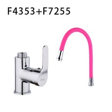 Frap 주방 수도꼭지 냉온수 믹서 황동 torneiras 실리카 젤 코 모든 방향 회전 단일 핸들 탭 f4353 세트, 02 F4353F7255_02 러시아