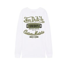 Von Dutch 티셔츠 White Dark Green 125303