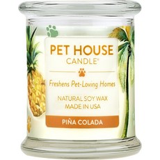 Pet House Pina Colada 천연 소이 캔들 9온스 병