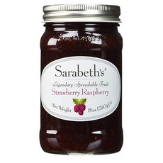 Sarabeth's 사라베스 딸기 라즈베리 과일잼 Fruit Spread 510g, 1개