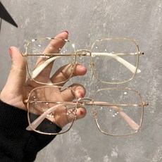 해외 작은 빨간 글씨로 다이아몬드 테두리 근시안경 얼굴 수수한 얼굴-25278