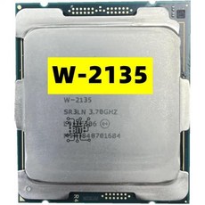 Xeon W 2135 CPU 14 Nm 6 코어s 12 Th리드s 3.7GHz 8.25MB 140W 프로세서 W2135 LGA2066 C422용