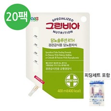 정식품(그린비아) 그린비아 당뇨솔루션 알티에이치(RTH) 400ml X20팩, 20개