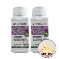 암웨이 비 디에이치에이 블렌드 2개 + 6분할 약통, 30정