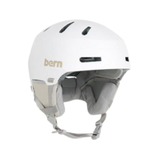 번 헬멧 BERN HELMET MACON 2.0 SMU MIPS MATTE 화이트 매장정품, L-NON MIPS