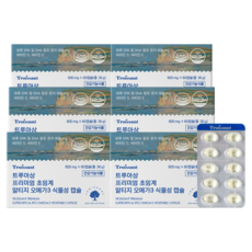 트루아상 초임계 알티지 오메가3 식물성 캡슐 600mg x 60캡슐, 60정, 6개