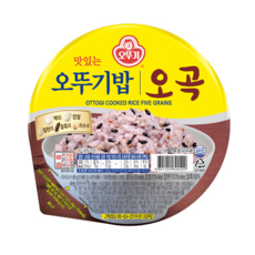 맛있는 오뚜기밥 오곡, 210g, 12개