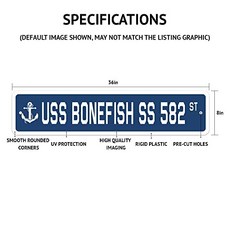 NMT ASHER Street Sign Childrens Name Room Sign Indoor [8" X 36" Plastic Sign] - P0999079RJC2K87, 8" X 36" Plastic Sign