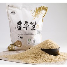 [유기농] 용추쌀 오분도미 (3kg) / 함양 5분도미쌀, 1개 - 뽀르띠쌀