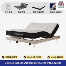 다기능리프트베드 스마트침대 모션 전동 더블 커플 원견제어 리모컨, 기타, 전동기능침대+20cm 라텍스매트리스