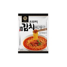 오모리 김치찌개라면 봉지면 160g x 24개 1박스