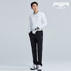 PGR GP-1077 남성 블랙 심플 골프바지