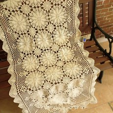 직조레이스식탁보