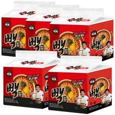 더본코리아 진한풍미 빽쿡 빽라면 / 팔도 백라면 백종원라면 봉지라면, 20개