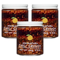 모모푸쿠 칠리 크런치 150g, 3개