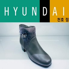 [현대백화점]바이네르 여성 컴포트 앵글 부츠 2B29 회색