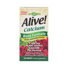 네이쳐웨이 Alive 칼슘 Bone 포뮬라 1300mg 120정, 120개, 1개