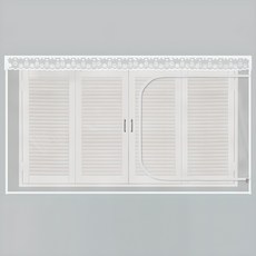 다샵 창문형 지퍼식 EVA 방풍 바람막이 에어캡, 1개