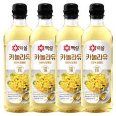CJ BEKSUL 白雪 菜籽油, 900ml, 4瓶