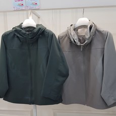 안지크 부분가죽 점퍼DH1LJ5910