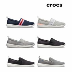 크록스키즈 크록스공식 크록스공식 남성 여성 LITERIDE MESH SLIP ON 6종 택1