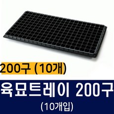 [비료컴퍼니] 육묘트레이 200구(10개) - 모종 판 트레이 포트 화분 비료