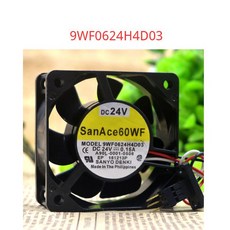 새로운 새로운 24V 0 15A 6cm Sanyo Fanuc 시스템 팬 A90L 0001 0508, 9WF0624H4D03, 1개