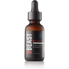유기농 아르간 &amp; 조조바 오일 함유 비스트 블루 비어드 오일 1fl oz, 1