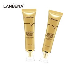 Lanbena란 베 나 여드름 제거 흉터 제거 크림 피부 리페어 크림 여드름 제거 여드름 치료 흑두 미백 크림 임신 무늬 30ml