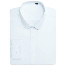 alimens & 친절한 남자's poplin 이 있는 긴 소매 bussiness dress shirts - 컬러: 흰색(크기): 17.5" 목 - 34"/35" 소매