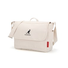 캉골 캔버스 메신저백 피크닉 2032 아이보리 KANGOL BAG 블랙 수납 남녀공용