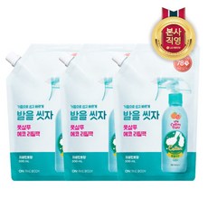 온더바디 코튼풋 발을씻자 풋샴푸 자몽민트향 리필 500ml, 1개입, 3개