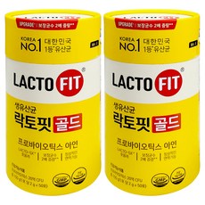 종근당 전인화 락토핏 생유산균 골드 50포 2통 NEW 리뉴얼 보장균수 2배, 2개, 100g