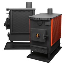 신일금속 누임형 요리판부착 화목난로 SL-110C 120C 130C, 난로받침대+SL130C화목난로