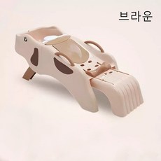 미래상사 어린이 샴푸의자 목욕의자 접이식, 브라운
